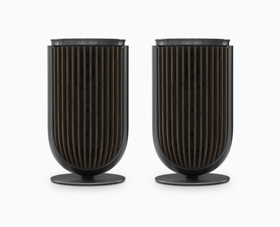 Beolab 8 i Black Anthracite & Dark Oak - Højttalersæt - Hero