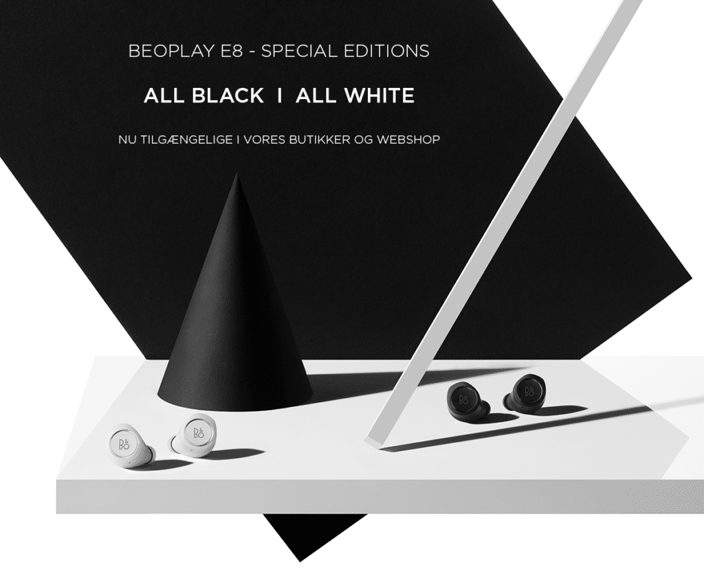 Beoplay E8 Special Editions - All Black / All White