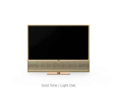 Beovision Contour 48inch TableStand LightOak Gold Gallery - B&O