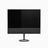 Beovision Contour 55" Black Anthracite on Floor Stand and Fabric - Hero
