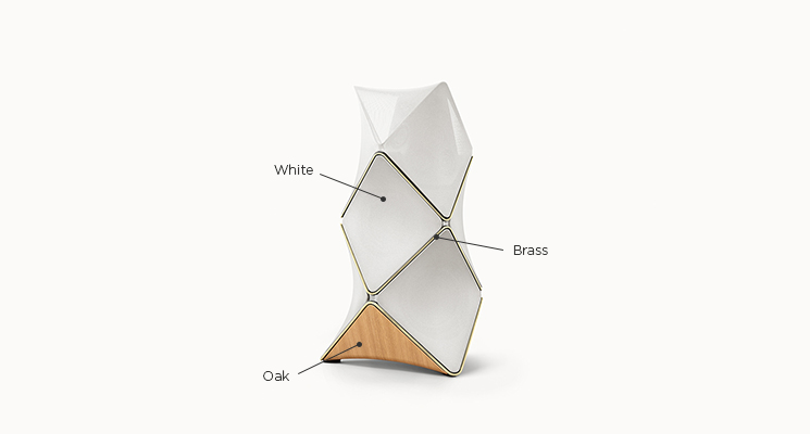 Gallery Beolab90 Oak Brass White - B&O