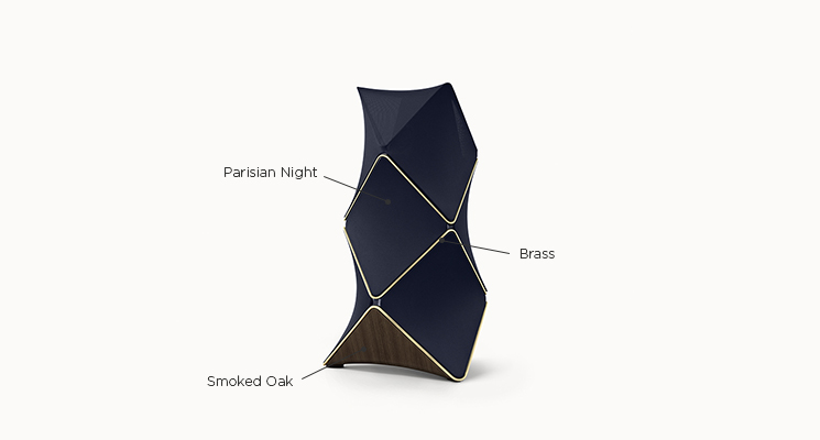 Gallery Beolab90 SmokedOak Brass ParisianNight - B&O