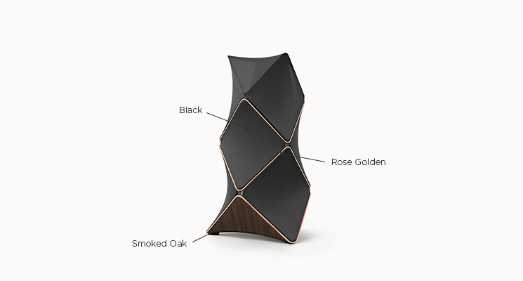 Gallery Beolab90 SmokedOak RoseGolden Black - B&O