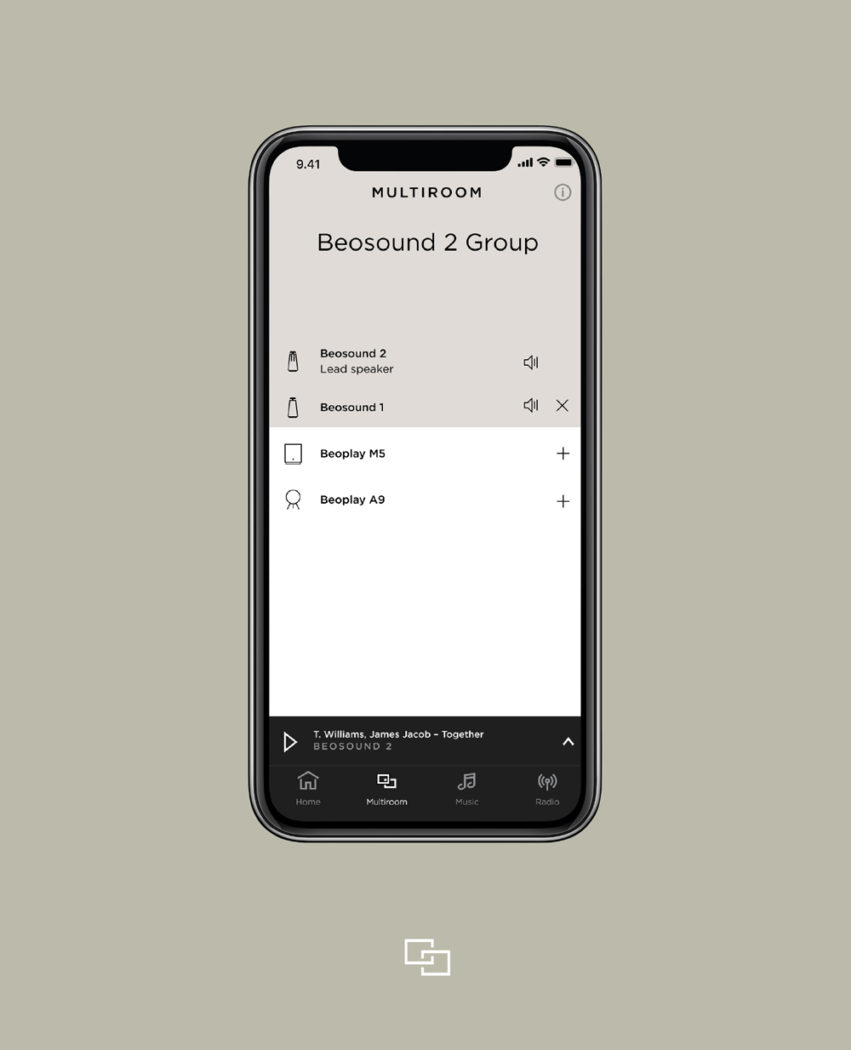 Multiroom - Fjernbetjening via Smartphone